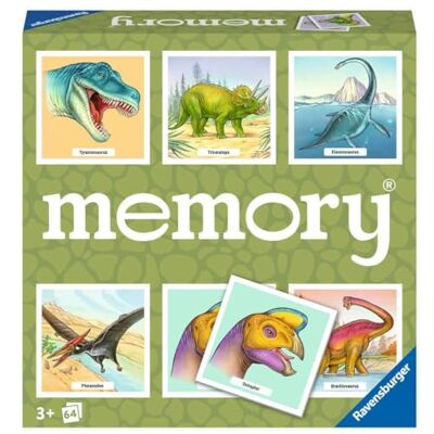 Ravensburger Educatief spel Groot memory® Dinosaurussen Eerste leerspel Observatie Associatie Geheugen Meisje of jongen vanaf 3 jaar Made in Europe 20924 Ravensburger Educatief spel Groot memory® Dinosaurussen Eerste leerspel Observatie Associatie Geheugen Meisje of jongen vanaf 3 jaar Made in Europe 20924