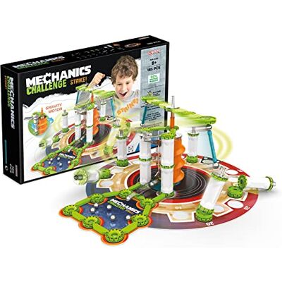 Geomag , Mechanics Challenge Strike, educatief en creatief spel voor kinderen, magnetische constructies met metalen ballen, 185 stuks, 90% gerecycled kunststof Geomag , Mechanics Challenge Strike, educatief en creatief spel voor kinderen, magnetische constructies met metalen ballen, 185 stuks, 90% gerecycled kunststof