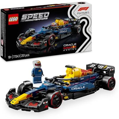 Lego Speed Champions F1 Oracle Red Bull Racing RB20 Formule 1 raceauto voor volwassenen, inclusief minifiguur voor pilotenverzamelaars, cadeau voor motorsportfans 77243 Lego Speed Champions F1 Oracle Red Bull Racing RB20 Formule 1 raceauto voor volwassenen, inclusief minifiguur voor pilotenverzamelaars, cadeau voor motorsportfans 77243