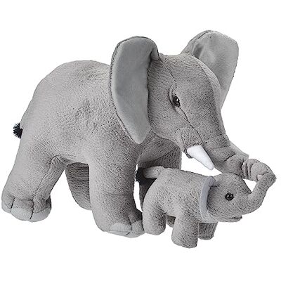 WILD REPUBLIC 19396 Mama en Baby Olifant Pluche Speelgoed Cadeau voor Kinderen WILD REPUBLIC 19396 Mama en Baby Olifant Pluche Speelgoed Cadeau voor Kinderen