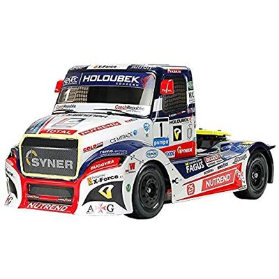 Tamiya 58661: 14 Rc Buggyra Fat Fox Racetruck Tt-01E op afstand bestuurbare auto voertuig modelbouw vrachtwagen bouwwagen wit Tamiya 58661: 14 Rc Buggyra Fat Fox Racetruck Tt-01E op afstand bestuurbare auto voertuig modelbouw vrachtwagen bouwwagen wit