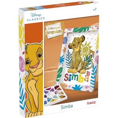 Lansay COLLECTIE SEQUINS : Simba, The Lion King Handwerk voor kinderen vanaf 7 jaar Maak een sprankelend schilderij met pailletten Disney Board Creation Kit Creatieve hobby's Lansay COLLECTIE SEQUINS : Simba, The Lion King Handwerk voor kinderen vanaf 7 jaar Maak een sprankelend schilderij met pailletten Disney Board Creation Kit Creatieve hobby's