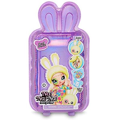 Giochi Preziosi Na ! na! Verrassing!, Pom Doll 2-in-1 met pluche dier 10 cm en zachte pop 20 cm, willekeurige modellen om te verzamelen (serie 4), speelgoed voor kinderen vanaf 3 jaar, NAA16 Giochi Preziosi Na ! na! Verrassing!, Pom Doll 2-in-1 met pluche dier 10 cm en zachte pop 20 cm, willekeurige modellen om te verzamelen (serie 4), speelgoed voor kinderen vanaf 3 jaar, NAA16