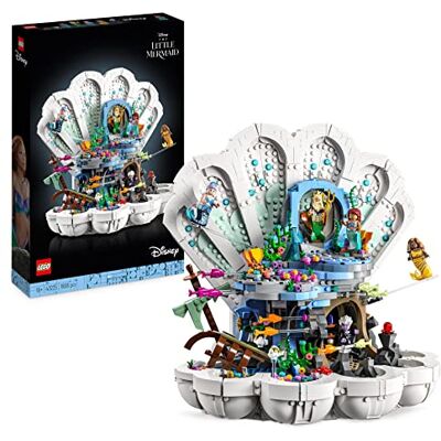 Lego 43225 Disney De Koninklijke Schelp van de Kleine Zeemeermin, bouwset, speelgoedmodel met figuurtjes, voor vrouwen en mannen, Moederdagcadeau Lego 43225 Disney De Koninklijke Schelp van de Kleine Zeemeermin, bouwset, speelgoedmodel met figuurtjes, voor vrouwen en mannen, Moederdagcadeau