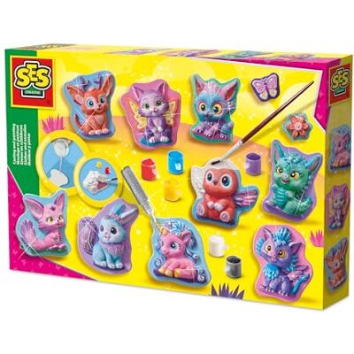 Creative 01342 Casting and Painting Leuke fantasiefiguren Creatieve set voor kinderen vanaf 5 jaar Maak 11 grappige figuren waaronder draken, eenhoorns, konijnen en meer Creative 01342 Casting and Painting Leuke fantasiefiguren Creatieve set voor kinderen vanaf 5 jaar Maak 11 grappige figuren waaronder draken, eenhoorns, konijnen en meer