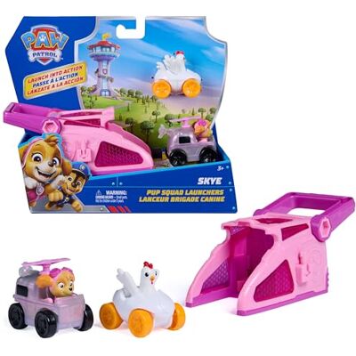 Paw Patrol Skye Pup Squad Werpers 2 stuks met Chickaletta-voertuig Speelsets Paw Patrol Skye Pup Squad Werpers 2 stuks met Chickaletta-voertuig Speelsets