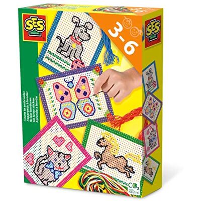 Creative Ses France 14838 Creatieve vrijetijdsset Ik leer borduren Creative Ses France 14838 Creatieve vrijetijdsset Ik leer borduren