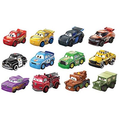 Mattel GKF65 Cars Micro blister auto's, verschillende modellen, willekeurige kleur (GKF65) Mattel GKF65 Cars Micro blister auto's, verschillende modellen, willekeurige kleur (GKF65)