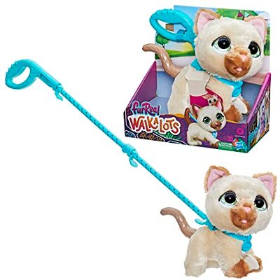 FurReal Friends Walkalots Grote wandelaars, kitten om te wandelen met geluiden en reacties, interactief speelgoed voor meisjes en jongens FurReal Friends Walkalots Grote wandelaars, kitten om te wandelen met geluiden en reacties, interactief speelgoed voor meisjes en jongens