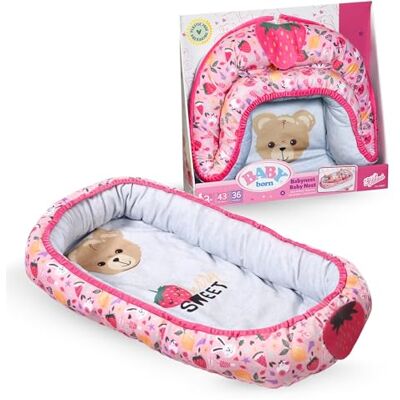 BABY born Baby Nest Voor alle poppen van 36 cm en 43 cm Hoogwaardige poppenaccessoires Geschikt voor kinderen vanaf 3 jaar BABY born Baby Nest Voor alle poppen van 36 cm en 43 cm Hoogwaardige poppenaccessoires Geschikt voor kinderen vanaf 3 jaar