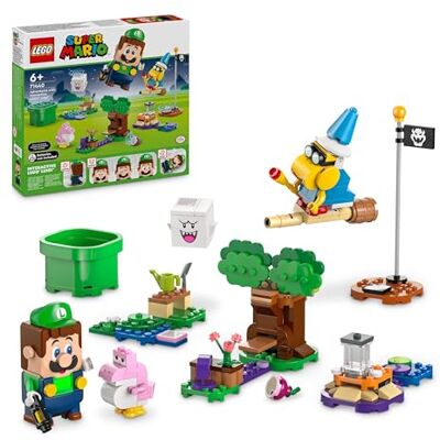 Lego Super Mario, de avonturen van Luigi, interactief, Nintendo-cadeau voor kinderen, jongens en meisjes, liefhebbers van videogames vanaf 6 jaar, tuinset, baby Yoshi roze 71440 Lego Super Mario, de avonturen van Luigi, interactief, Nintendo-cadeau voor kinderen, jongens en meisjes, liefhebbers van videogames vanaf 6 jaar, tuinset, baby Yoshi roze 71440