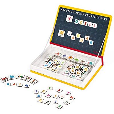 Janod Magneti'Book alfabet – educatief spel, magnetisch, 142 delen – Catalaanse versie – vanaf 3 jaar, J02722 Janod Magneti'Book alfabet – educatief spel, magnetisch, 142 delen – Catalaanse versie – vanaf 3 jaar, J02722