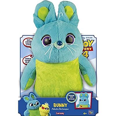 Lansay TOY STORY 4 Bunny Elektronisch pluche dier 40 cm Zacht interactief pluche dier met geluiden Werkt op 2 LR06 batterijen meegeleverd Officiële Disney Pixar-licentie Vanaf 4 jaar Lansay TOY STORY 4 Bunny Elektronisch pluche dier 40 cm Zacht interactief pluche dier met geluiden Werkt op 2 LR06 batterijen meegeleverd Officiële Disney Pixar-licentie Vanaf 4 jaar