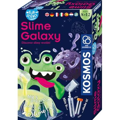 Kosmos 617196 Fun Science Galaxy, mix van vijf verschillende soorten slijm, experimenteerset voor beginners en kinderen vanaf 8 jaar, complete set voor het zelf maken van Kosmos 617196 Fun Science Galaxy, mix van vijf verschillende soorten slijm, experimenteerset voor beginners en kinderen vanaf 8 jaar, complete set voor het zelf maken van