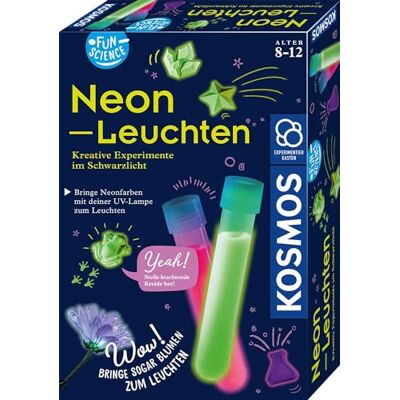 Kosmos Fun Science Neon-lampen (experimenteerkasten): experimenteerkasten. Kreatieve experimenten in zwart licht Kosmos Fun Science Neon-lampen (experimenteerkasten): experimenteerkasten. Kreatieve experimenten in zwart licht