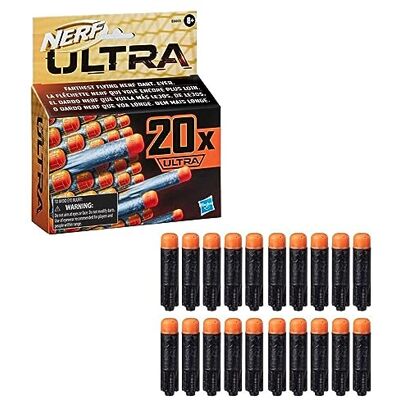 Nerf Verpakking met 20 darts Ultra One officiële één maat, meerkleurig, Nerf Verpakking met 20 darts Ultra One officiële één maat, meerkleurig,