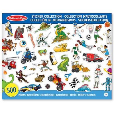 Melissa & Doug Stickercollectie, meer dan 500 stickers met dinosaurus-thema, voertuigen, avonturen, enz., activiteitenboeken, knutselwerk voor meisjes en jongens van 3, 4, 5, 6, 7 jaar Melissa & Doug Stickercollectie, meer dan 500 stickers met dinosaurus-thema, voertuigen, avonturen, enz., activiteitenboeken, knutselwerk voor meisjes en jongens van 3, 4, 5, 6, 7 jaar