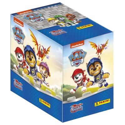 Panini La Paw Patrol Rescue Knights Mission ridders doos met 50 zakjes 004386BOX50F Panini La Paw Patrol Rescue Knights Mission ridders doos met 50 zakjes 004386BOX50F
