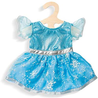 Heless IJsprinses poppenjurk, maat 28-35 cm, 10087863, blauw, 28-35 Heless IJsprinses poppenjurk, maat 28-35 cm, 10087863, blauw, 28-35