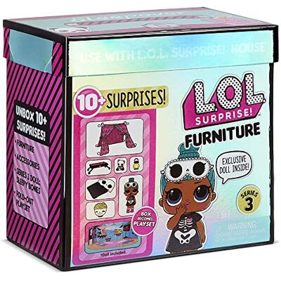 L.O.L. Surprise! LOL Surprise Verzamelpoppen voor meisjes Met 10 verrassingen en accessoires Sleepy Bones Meubelserie 3 L.O.L. Surprise! LOL Surprise Verzamelpoppen voor meisjes Met 10 verrassingen en accessoires Sleepy Bones Meubelserie 3