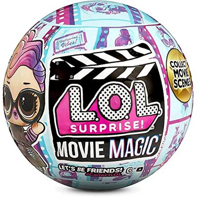 L.O.L. Surprise! LOL Surprise Movie Magic poppen met 10 verrassingen Inclusief pop, Filmrekwisieten, Unieke filmscènekaart, als accessoires Leuk cadeau voor meijes vanaf 4 jaar L.O.L. Surprise! LOL Surprise Movie Magic poppen met 10 verrassingen Inclusief pop, Filmrekwisieten, Unieke filmscènekaart, als accessoires Leuk cadeau voor meijes vanaf 4 jaar