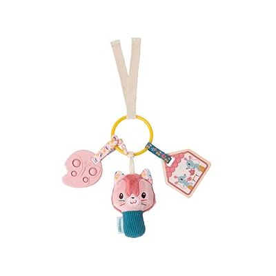 LILLIPUTIENS Activiteitenrammelaar Jeanne la Chat Met siliconen bijtring, spiegel en rammelaar Sleutelhanger vorm 25 x 20 cm Vanaf 3 maanden LILLIPUTIENS Activiteitenrammelaar Jeanne la Chat Met siliconen bijtring, spiegel en rammelaar Sleutelhanger vorm 25 x 20 cm Vanaf 3 maanden