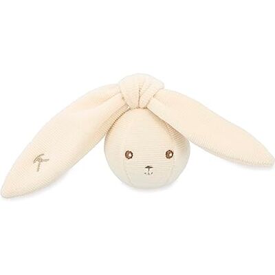 KALOO Lapinoo Konijn rammelaar bal 6 cm kleur oker baby rammelaar bal van fluweel zeer zacht materiaal vanaf de geboorte, K218005 KALOO Lapinoo Konijn rammelaar bal 6 cm kleur oker baby rammelaar bal van fluweel zeer zacht materiaal vanaf de geboorte, K218005