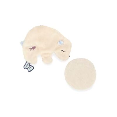 KALOO K211007 Koude zak voor baby's, rustgevend pluche, beer, koudeverlichting, wit/beige, vanaf de geboorte, K211007 KALOO K211007 Koude zak voor baby's, rustgevend pluche, beer, koudeverlichting, wit/beige, vanaf de geboorte, K211007