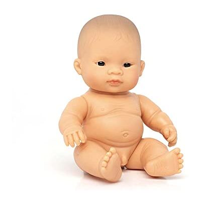 Miniland Babypop van zeer lichte huid, 21 cm, om je voor te stellen en te Realistisch anatomisch design, compatibel met Dolls, bevordert de emotionele ontwikkeling vanaf 10 maanden Miniland Babypop van zeer lichte huid, 21 cm, om je voor te stellen en te Realistisch anatomisch design, compatibel met Dolls, bevordert de emotionele ontwikkeling vanaf 10 maanden