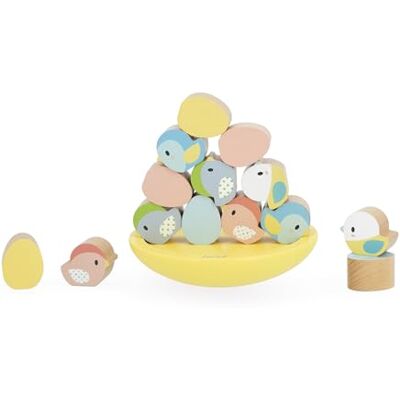 Janod Balansspel van hout, stapelbaar speelgoed, ontwikkeling van concentratie en behendigheid, eerste kindertijd, 24 maanden, J05146 Janod Balansspel van hout, stapelbaar speelgoed, ontwikkeling van concentratie en behendigheid, eerste kindertijd, 24 maanden, J05146