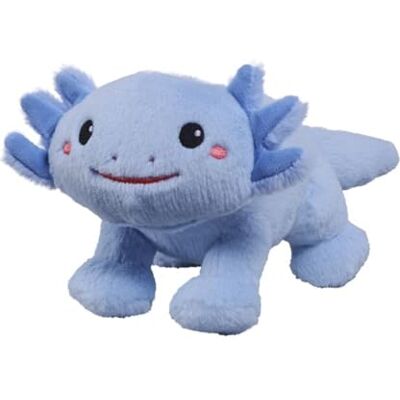 BAUER SPIELWAREN Axolotl: zacht pluche knuffeldier om te knuffelen, te spelen, cadeau te geven, 20 cm, blauw (12096) BAUER SPIELWAREN Axolotl: zacht pluche knuffeldier om te knuffelen, te spelen, cadeau te geven, 20 cm, blauw (12096)