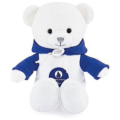 DOUDOU ET COMPAGNIE – PARIS – Doudou et Compagnie Beer Paris 2024 Officiële licentie van de Olympische Spelen van Parijs 2024 pluche beer met blauwe cape sweatshirt vanaf de geboorte voor baby's 25 cm bruin JO2446 DOUDOU ET COMPAGNIE – PARIS – Doudou et Compagnie Beer Paris 2024 Officiële licentie van de Olympische Spelen van Parijs 2024 pluche beer met blauwe cape sweatshirt vanaf de geboorte voor baby's 25 cm bruin JO2446