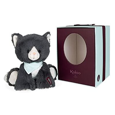 KALOO Les Amis pluche baby Chamallow de kat 17 cm zeer zacht materiaal geschenkdoos vanaf de geboorte, K970003 KALOO Les Amis pluche baby Chamallow de kat 17 cm zeer zacht materiaal geschenkdoos vanaf de geboorte, K970003