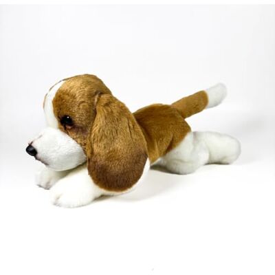 DQB DeQUBE FUNDACIÓN BOCALAN pluche dier Basset Hound liggend 25 cm + 0 maanden (DeQube 939D00298) DQB DeQUBE FUNDACIÓN BOCALAN pluche dier Basset Hound liggend 25 cm + 0 maanden (DeQube 939D00298)