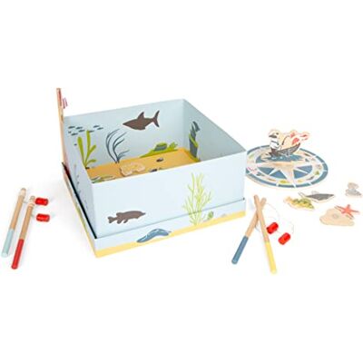 small foot visspel 4 Friends van hout, kleurrijk design, met veel accessoires, art. 12285 small foot visspel 4 Friends van hout, kleurrijk design, met veel accessoires, art. 12285