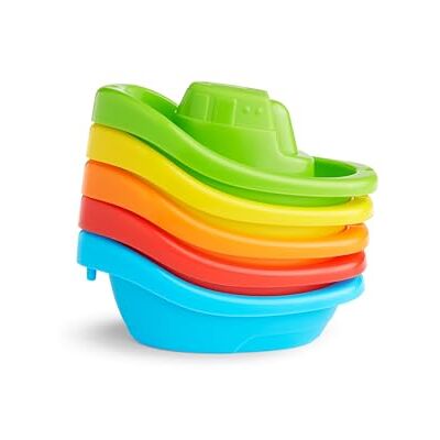 Munchkin Vloot van 5 boten badspeelgoed Interactief en grappig badspeelgoed voor kinderen en baby's Gemakkelijk vast te houden Essentials voor kinderen Set van 5 Munchkin Vloot van 5 boten badspeelgoed Interactief en grappig badspeelgoed voor kinderen en baby's Gemakkelijk vast te houden Essentials voor kinderen Set van 5