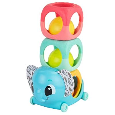 Lamaze Stapelbaar speelgoed, rammelaar en rollen, sensorisch spel voor pasgeborenen, stapelbaar speelgoed en rammelaar voor peuters, babyrammelaar, ontwikkelingsspeelgoed voor jongens en meisjes, 6 Lamaze Stapelbaar speelgoed, rammelaar en rollen, sensorisch spel voor pasgeborenen, stapelbaar speelgoed en rammelaar voor peuters, babyrammelaar, ontwikkelingsspeelgoed voor jongens en meisjes, 6