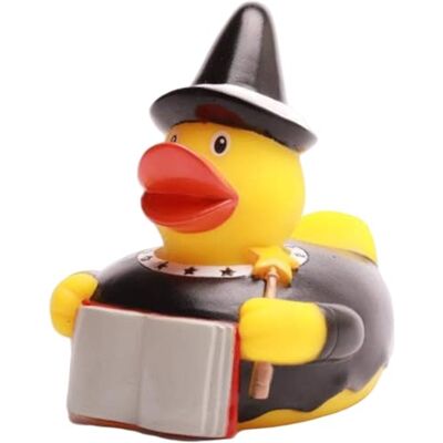 Duckshop I Tovenaar badeend I Piepende badeend I Badeend L: 8,5 cm I Cadeau voor Magische Liefhebbers I Verzamelaar aanwezig Duckshop I Tovenaar badeend I Piepende badeend I Badeend L: 8,5 cm I Cadeau voor Magische Liefhebbers I Verzamelaar aanwezig