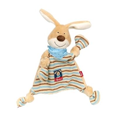 Sigikid 47893 Knuffeldier in konijnenvorm voor meisjes en jongens, aanbevolen vanaf de geboorte, blauw/beige Sigikid 47893 Knuffeldier in konijnenvorm voor meisjes en jongens, aanbevolen vanaf de geboorte, blauw/beige