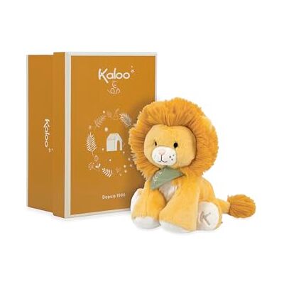 KALOO Les Amis Knuffel Baby Nougat De Leeuw 13 cm Zeer zacht materiaal Geschenkdoos Vanaf de geboorte, K224001 KALOO Les Amis Knuffel Baby Nougat De Leeuw 13 cm Zeer zacht materiaal Geschenkdoos Vanaf de geboorte, K224001