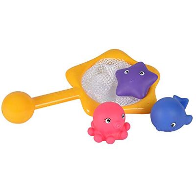 Simba 104015478 badspeelgoed ABC dieren met net Simba 104015478 badspeelgoed ABC dieren met net
