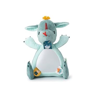 LILLIPUTIENS Joe le Dragon Activiteitenspeelgoed met grote spiegel, ultrazacht babyactiviteitenspeelgoed om op te hangen of neer te zetten op de vloer, ideaal cadeau voor baby's, vanaf 6 maanden LILLIPUTIENS Joe le Dragon Activiteitenspeelgoed met grote spiegel, ultrazacht babyactiviteitenspeelgoed om op te hangen of neer te zetten op de vloer, ideaal cadeau voor baby's, vanaf 6 maanden