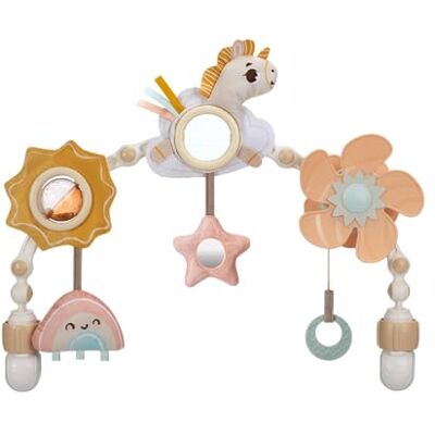 Tiny Love Sunny Stroll kruipboog met 6 babygeactiveerd speelgoed, vanaf de geboorte, verstelbare clips, compatibel met de meeste kinderwagens, magische muziekmobiel, Unicorn Wonderlands Tiny Love Sunny Stroll kruipboog met 6 babygeactiveerd speelgoed, vanaf de geboorte, verstelbare clips, compatibel met de meeste kinderwagens, magische muziekmobiel, Unicorn Wonderlands
