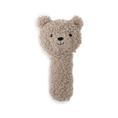 Jollein Babyrammelaar, teddybeer, olijfgroen, gesp, 100% polyester, 22 x 9 x 20 cm Jollein Babyrammelaar, teddybeer, olijfgroen, gesp, 100% polyester, 22 x 9 x 20 cm