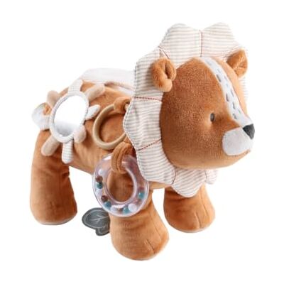 Noukie's Baby Babou activiteitenknuffel 40 cm ultrazacht karamel sensorisch speelgoed met rammelaar, kreukelpapier, spiegel, bijtring cadeau voor geboorte meisjes en jongens Noukie's Baby Babou activiteitenknuffel 40 cm ultrazacht karamel sensorisch speelgoed met rammelaar, kreukelpapier, spiegel, bijtring cadeau voor geboorte meisjes en jongens