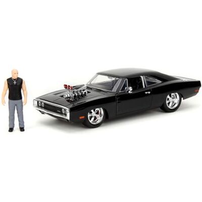 Jada Fast&Furious Dodge met Toreto-figuur 1:24 Jada Fast&Furious Dodge met Toreto-figuur 1:24