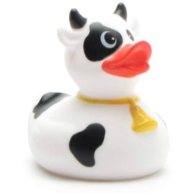 Duckshop I zwart-witte koe badeend I piepende eend L: 8 cm I badeend I cadeau voor dierenvrienden I verzamelaar aanwezig Duckshop I zwart-witte koe badeend I piepende eend L: 8 cm I badeend I cadeau voor dierenvrienden I verzamelaar aanwezig