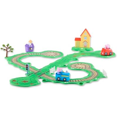 Peppa Pig Whizz Around Peppa Runabout Town Set Gemotoriseerde voertuigen, Track Speelgoed, Peuterspeelgoed Peppa Pig Whizz Around Peppa Runabout Town Set Gemotoriseerde voertuigen, Track Speelgoed, Peuterspeelgoed