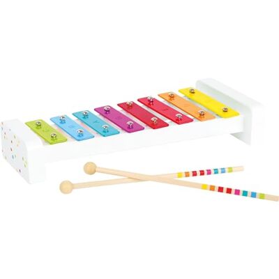 small foot xylofoon "Sound" gemaakt van hout, kleurrijk muziekinstrument voor kinderen, met muziekbladen, vanaf 18 maanden, 11117 small foot xylofoon "Sound" gemaakt van hout, kleurrijk muziekinstrument voor kinderen, met muziekbladen, vanaf 18 maanden, 11117