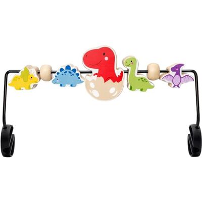 Kinhzrude Babywipstoelspeelgoed, compatibel met BabyBjorn Balance Soft & Bliss, roterende houten speelboog voor baby's, sensorische ontwikkeling speelgoed (kleurrijke dinosaurussen) Kinhzrude Babywipstoelspeelgoed, compatibel met BabyBjorn Balance Soft & Bliss, roterende houten speelboog voor baby's, sensorische ontwikkeling speelgoed (kleurrijke dinosaurussen)